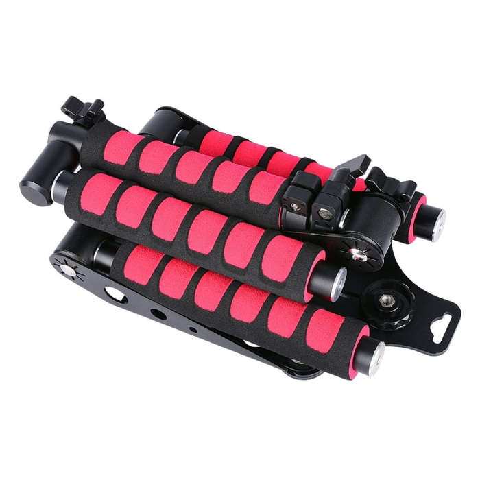 YELANGU D6-2 Rig I Multifunctional Handles Camera Shoulder Mount for DSLR Camera / Video Camera(Red)