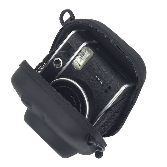 EVA Hard Case PU Storage Bag for FUJIFILM Instax mini 7+/8/9/11/12/40 (Black)