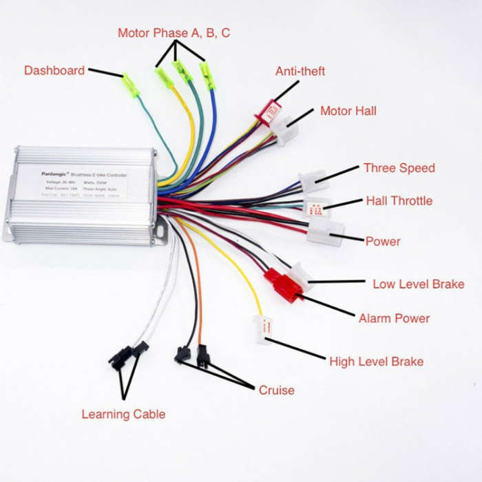 36V-48V 350W Electric Vehicle Controller