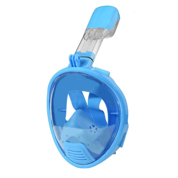 Kids Diving Equipment Full Face Design Snorkel Mask for GoPro, Insta360, DJI and Other Action Cam...