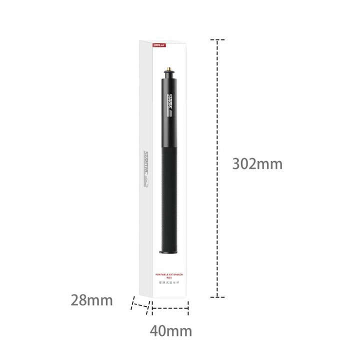 STARTRC 1.3m Handheld Extendable Pole Monopod (Black)