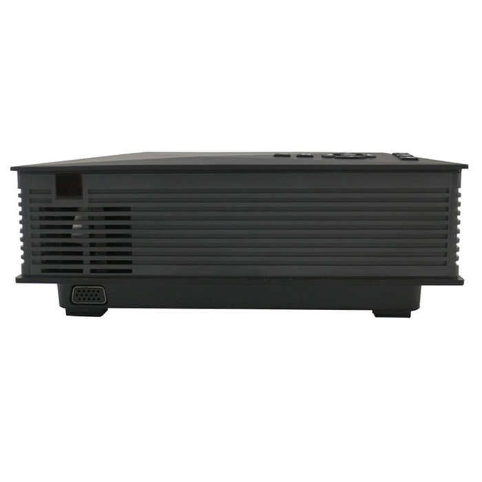 UC68 1200 Lumens HD 800 x 480 Digital LED Projector with Remote Control, Support USB / SD / VGA /...