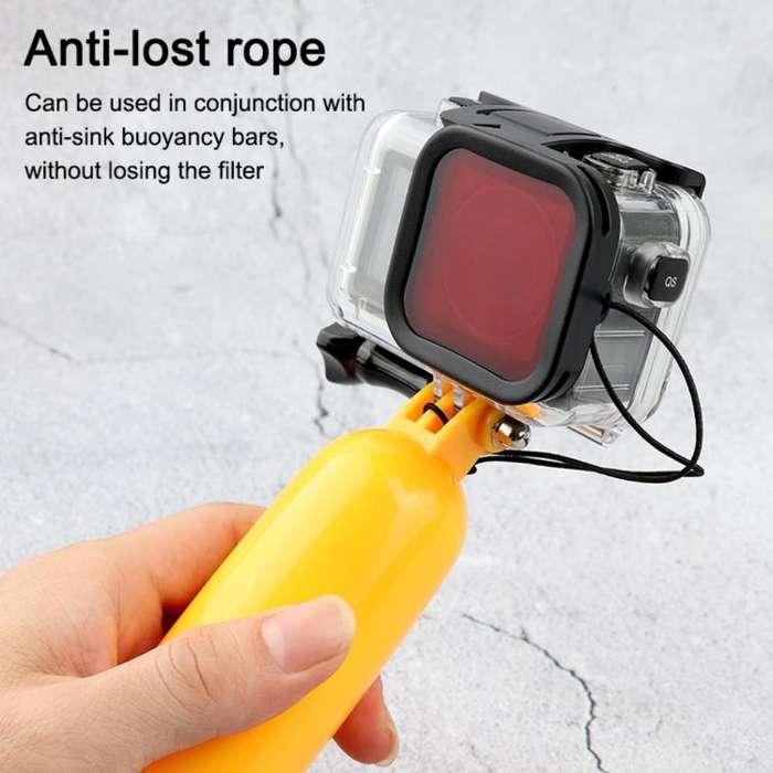 Housing Diving Color Lens Filter for DJI Osmo Action 1 (Red)