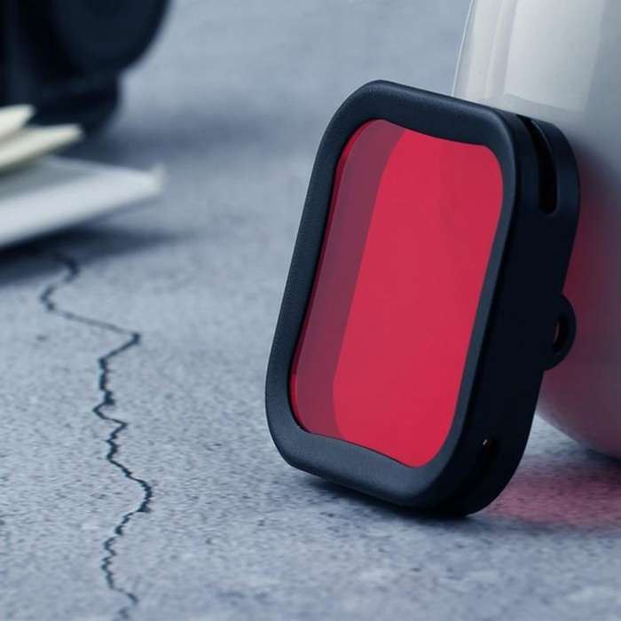 Housing Diving Color Lens Filter for DJI Osmo Action 1 (Red)