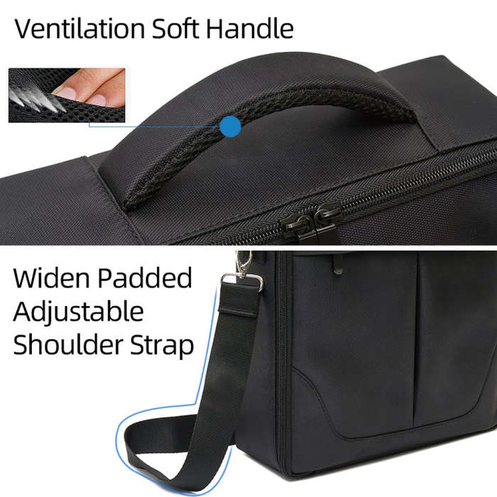 For DJI Avata Portable Carry Box Single Shoulder Storage Bag(Black)
