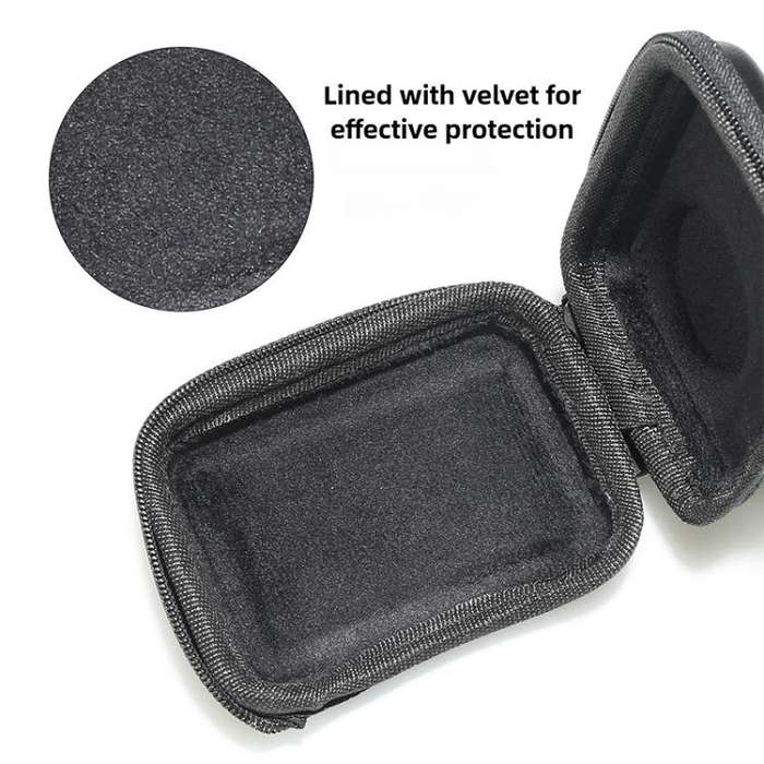 For DJI Osmo Action 5 Pro / 4 / 3 Portable Body Half Coverage Storage Box Bag (Black)