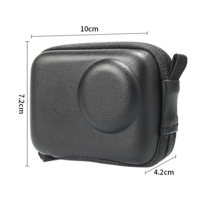 For DJI Osmo Action 5 Pro / 4 / 3 Portable Body Half Coverage Storage Box Bag (Black)