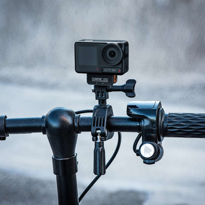 For DJI Osmo Action 5 Pro / 4 / 3 STARTRC Metal Quick Adapter Magnetic Foldable Extension Bracket...