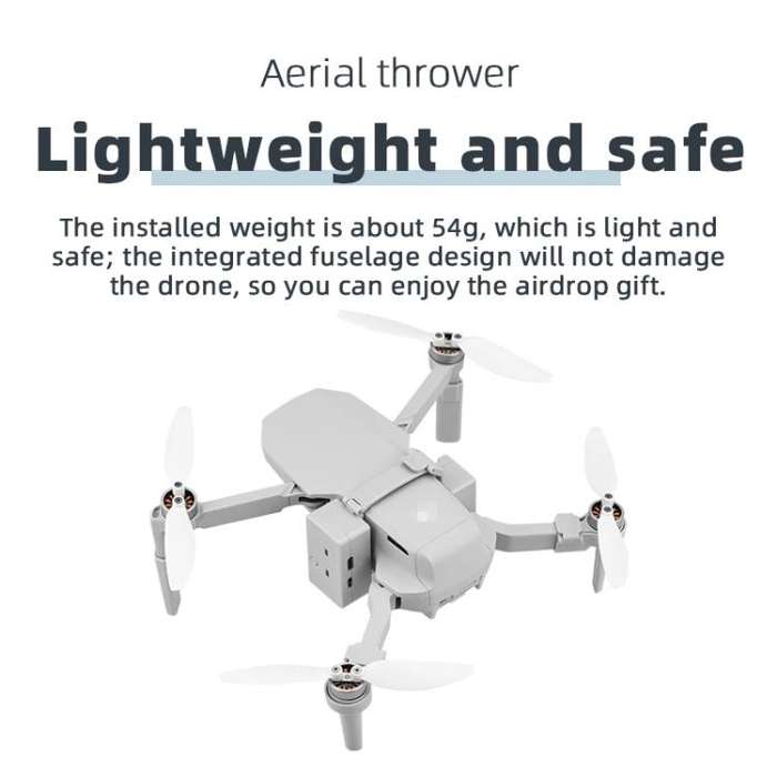 For DJI Mini 2 / Mavic Mini Air-Dropping System Thrower Parabolic (Grey)