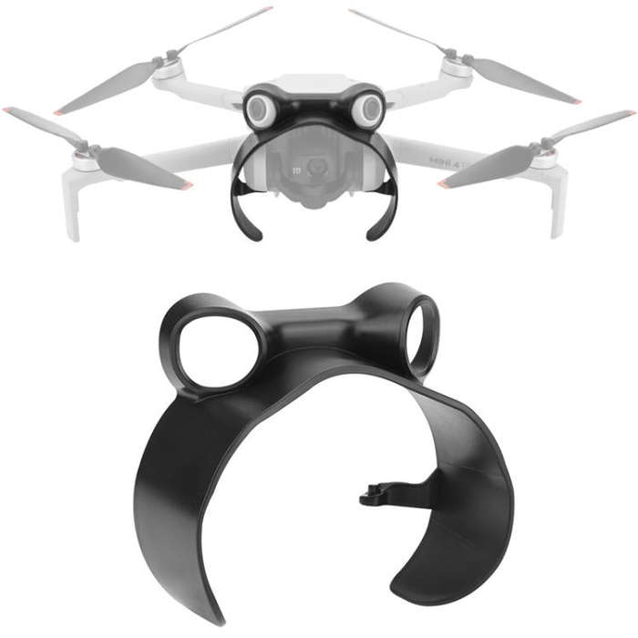 For DJI Mini 4 Pro BRDRC Lens Hood Gimbal Anti-Glare Sunshade Cover (Black)