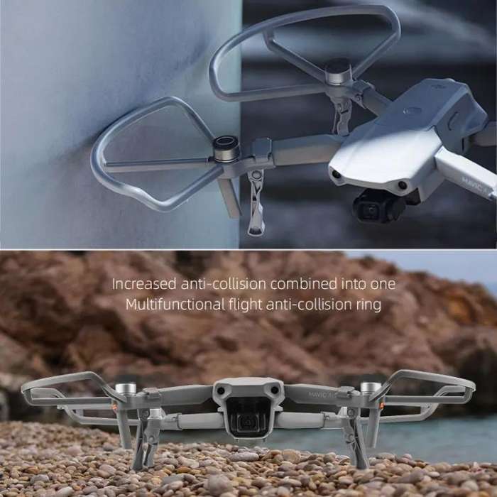 For DJI Mavic Air 2 / Air 2S BRDRC Drone Propeller Protective Guard Anti-collision Ring (Grey)