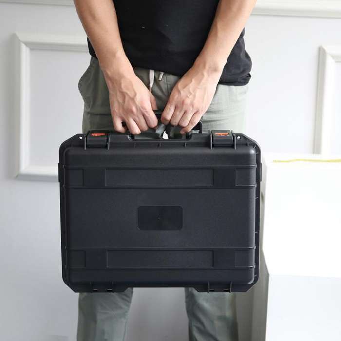 For DJI Mavic 2 BRDRC Safety Carrying Storage Bag Waterproof Explosion-proof Box (Black)