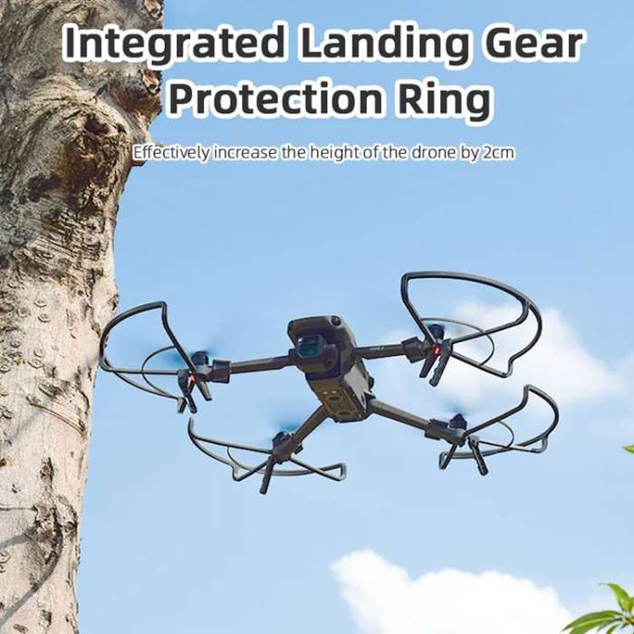 For DJI Mavic 3 / 3 Pro BRDRC Drone Propeller Protective Guard Anti-collision Ring (Grey)