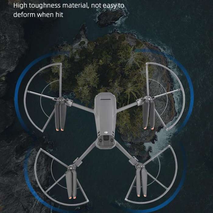 For DJI Mavic 3 / 3 Pro BRDRC Drone Propeller Protective Guard Anti-collision Ring (Grey)