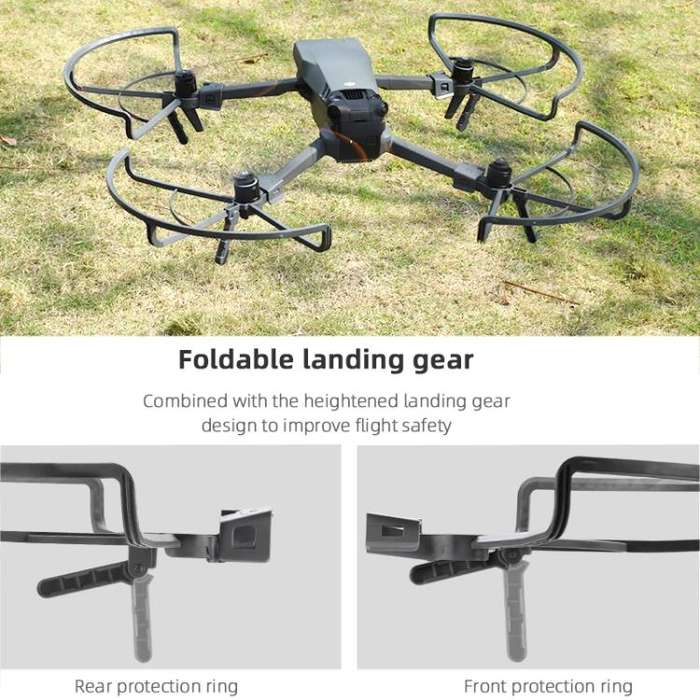 For DJI Mavic 3 / 3 Pro BRDRC Drone Propeller Protective Guard Anti-collision Ring (Grey)