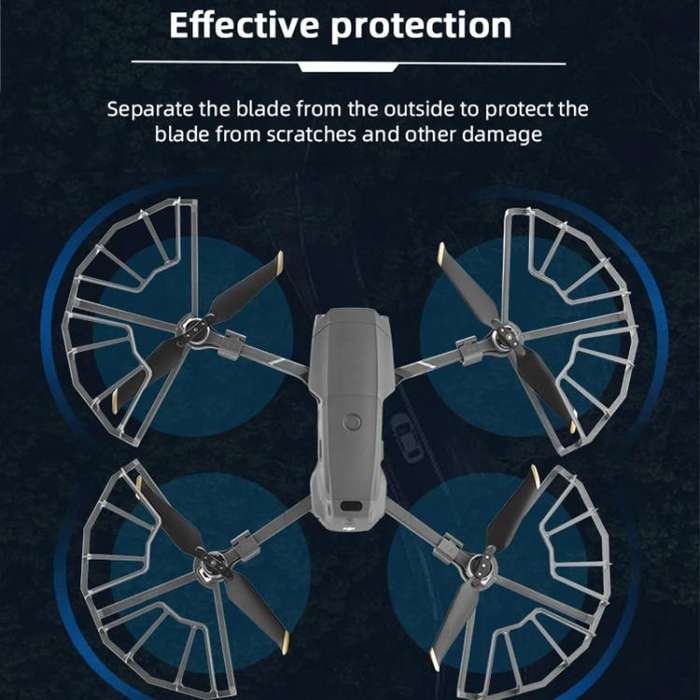 For DJI Mavic 2 Pro / 2 Zoom BRDRC Drone Propeller Surround Protective Guard Anti-collision Ring ...