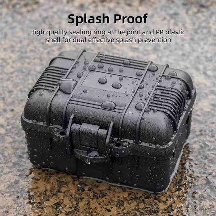 For DJI OSMO Action 5 Pro / 4 / 3 Camera Hard Storage Box Bag Protective Case (Black)