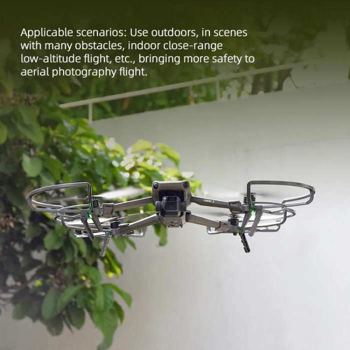 For DJI Mavic 3 / 3 Classic BRDRC Drone Propeller Protective Guard Anti-collision Ring (Grey)