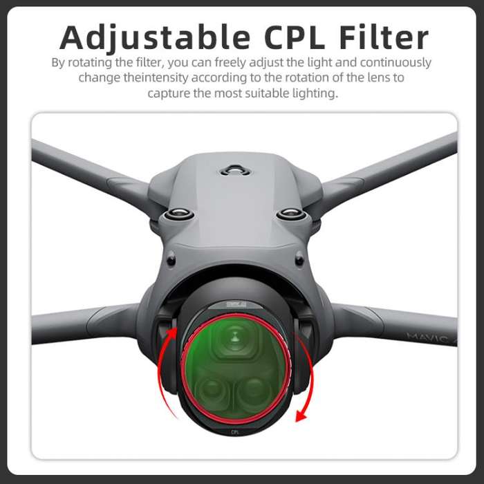 For DJI Mavic 4 Pro STARTRC 4 in 1 CPL ND8 ND32 ND64 Lens Filter Kit