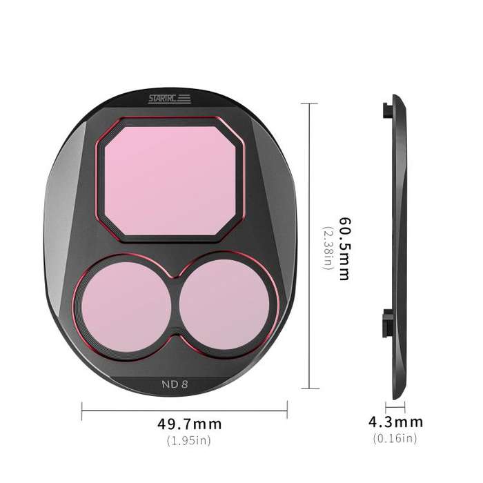 For DJI Mavic 4 Pro STARTRC 4 in 1 CPL ND8 ND32 ND64 Lens Filter Kit