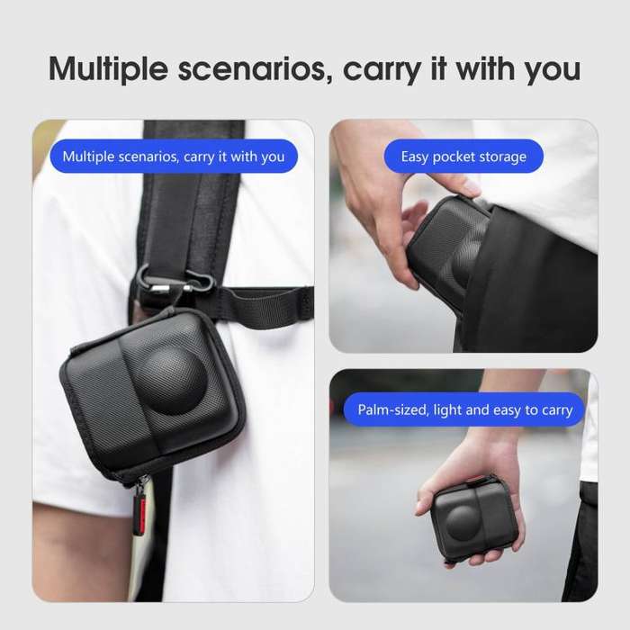 For DJI Osmo 360 STARTRC Mini Portable Lightweight Storage Bag (Black)