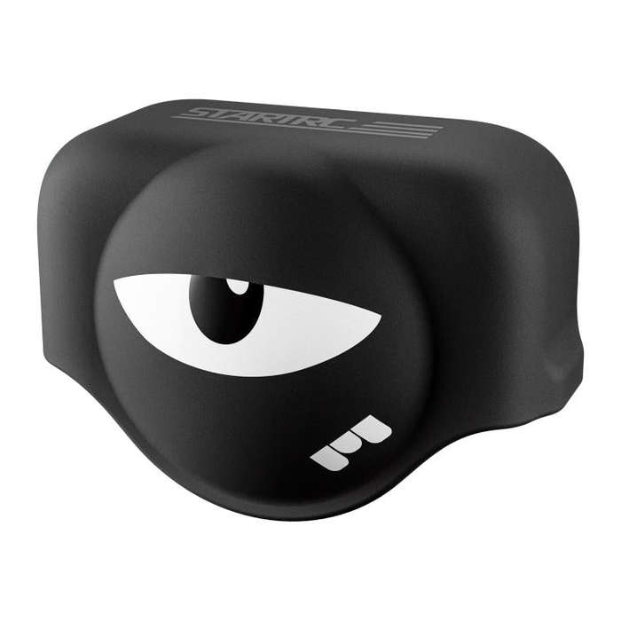 For DJI Osmo 360 STARTRC Camera Silicone Lens Cap Lens Cover (Black)