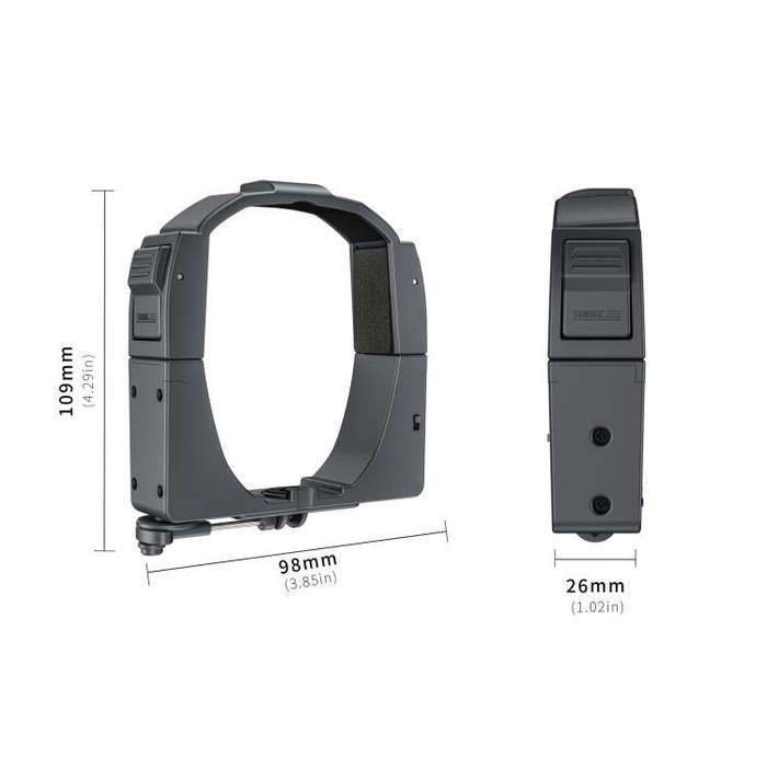 For DJI Mavic 4 Pro STARTRC Air-Dropping System Thrower Parabolic with Expansion Bracket (Black)
