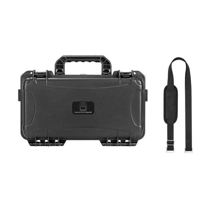 For DJI Osmo 360 STARTRC Waterproof EVA ABS Dual-layer Suitcase Storage Box (Black)