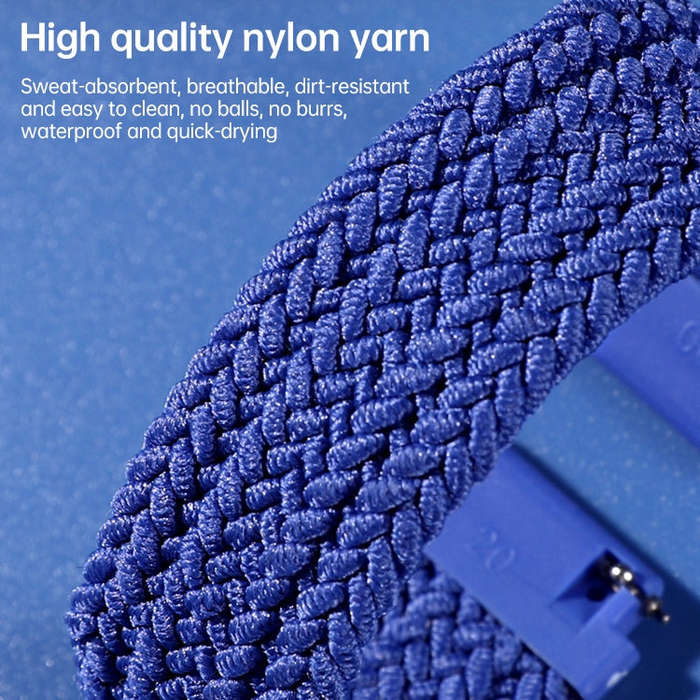 20mm Universal Nylon Weave Watch Band (Rainbow)