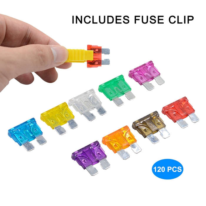 ZH-1094B1 120 PCS 2A-35A Car Fuse Set