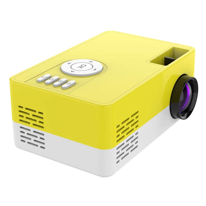 J15 1920 x 1080P HD Household Mini LED Projector with Tripod Mount Support AV / HDMI x 1 / USB x1...