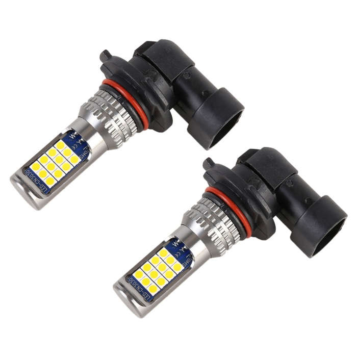 9006 2 PCS DC12-24V / 8.6W Car Fog Lights with 24LEDs SMD-3030 & Constant Current, Bag Packagin(G...