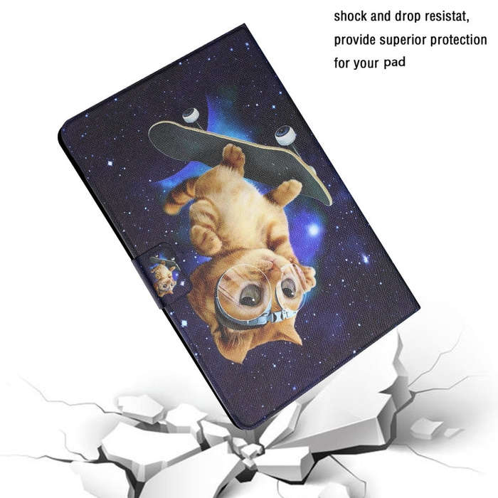 For Huawei MatePad 5G 10.4 BAH3-AN10 Colored Drawing Horizontal Flip Leather Case with Holder & C...