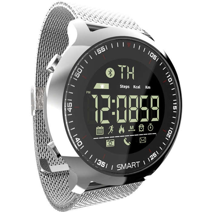 Lokmat MK18 1.1 inch Circle Screen IP68 Waterproof Smart Watch, Support Information Reminder / Re...