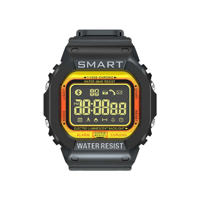 Lokmat MK22 1.21 inch FSTN LCD Screen 50m Waterproof Smart Watch, Support Information Reminder / ...