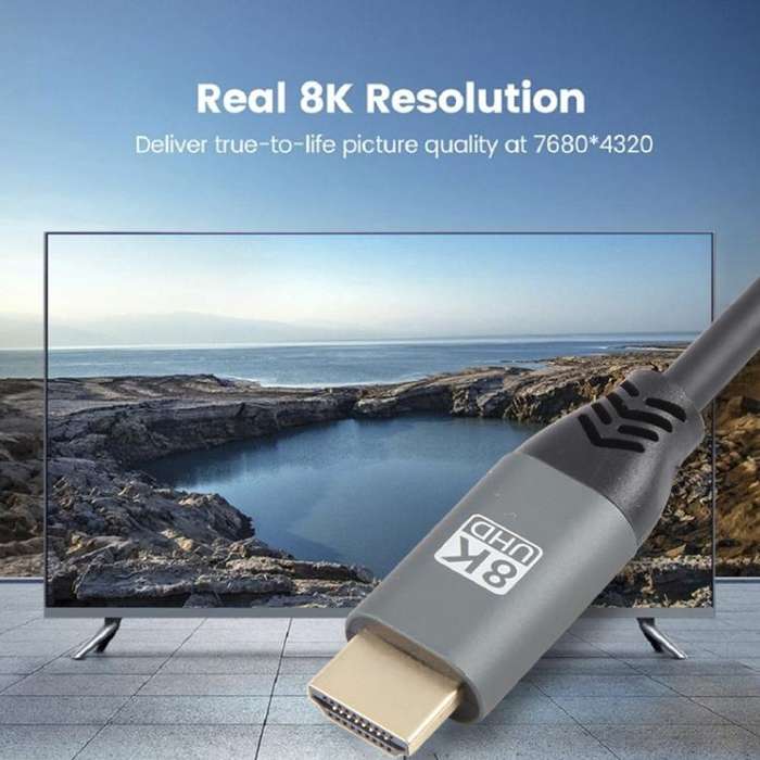 HDMI2.1 8K 120Hz High Dynamic HD Cable, Cable Length:2m