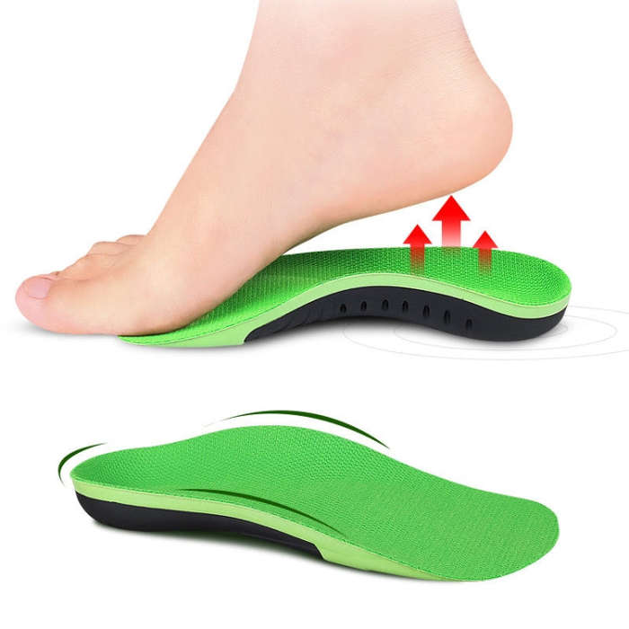 1 Pair 068 Sports Shockproof Massage Arch Of Foot Flatfoot Support Half Insole Shoe-pad, Size:M (...
