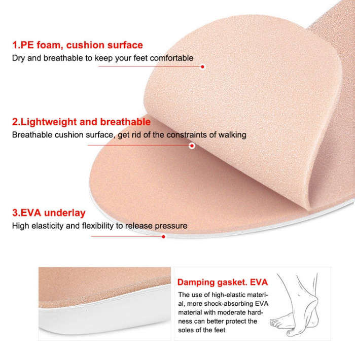 1 Pair 069 Sports Lightweight Breathable Shockproof Arch Of Foot Support Full Insole Shoe-pad, Si...