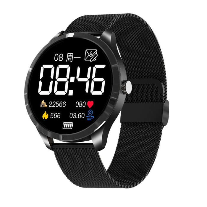 Q9L 1.28 inch IPS Color Screen IP67 Waterproof Smart Watch, Support Blood Pressure Monitoring / H...