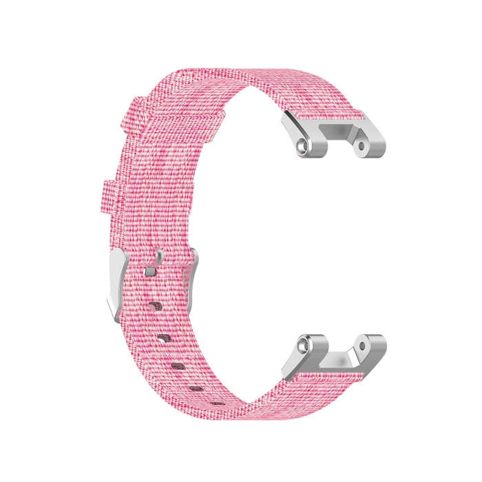 For Amazfit T-Rex Pro / Amazfit T-Rex Nylon Canvas Watch Band with Dismantling Tools, One Size(Pink)