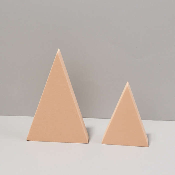 2 x Triangles Combo Kits Geometric Cube Solid Color Photography Photo Background Table Shooting F...