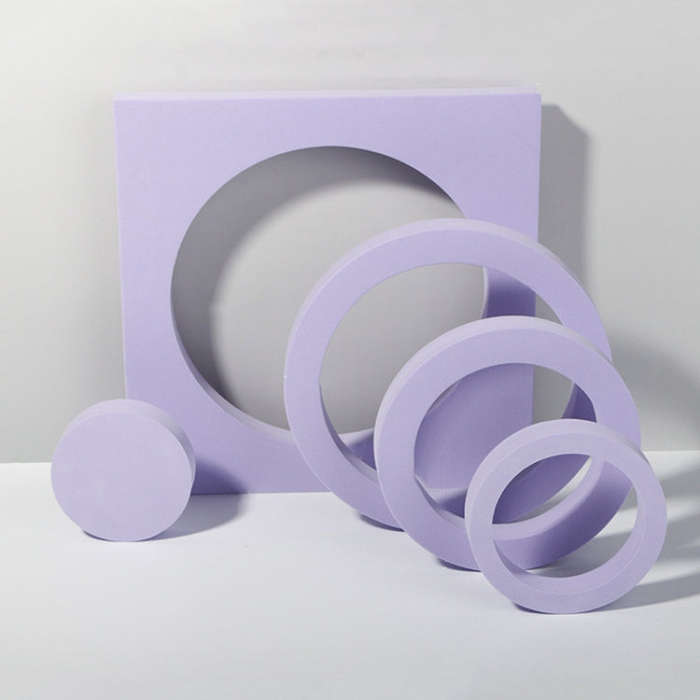Round Combo Kits Geometric Cube Solid Color Photography Photo Background Table Shooting Foam Prop...