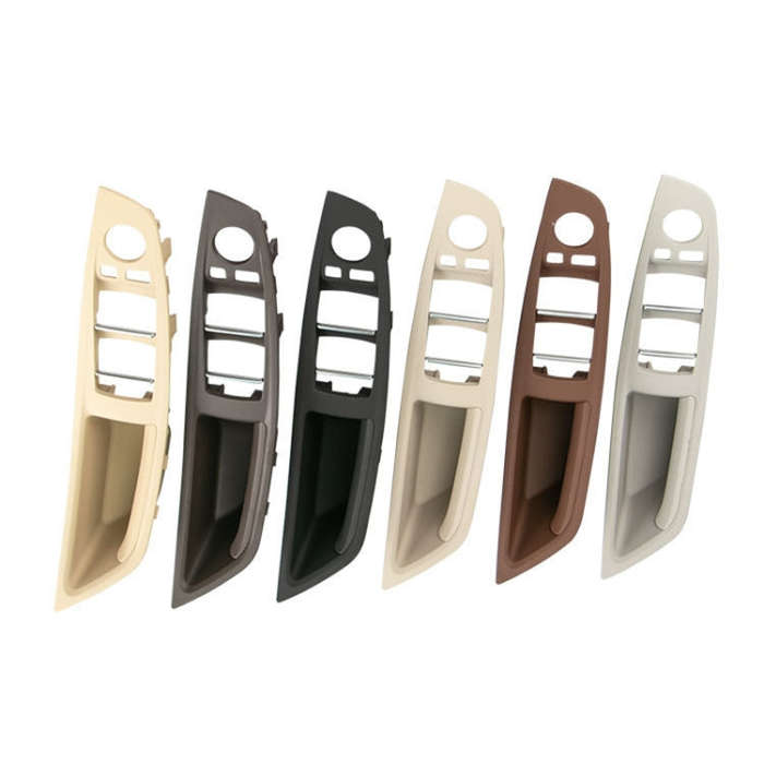 Car Left Front Inner Door Armrest for BMW  5 Series F10 / F18, Left Driving(Wine Red)
