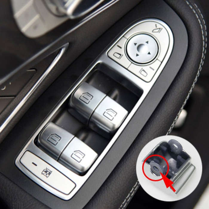 Car Window Glass Lift Switch Button for Mercedes-Benz W205 / W253 after 2015(No.1 Button)