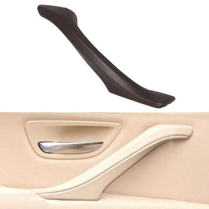 Car Leather Right Side Inner Door Handle Assembly 51417225854 for BMW 5 Series F10 / F18 2011-201...