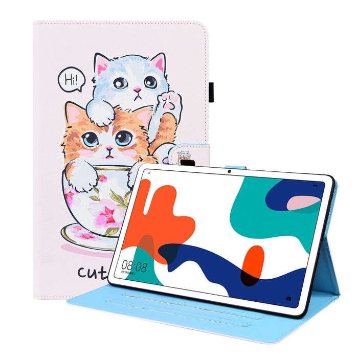 For Huawei MatePad 10.4 Animal Pattern Horizontal Flip Leather Case with Holder & Card Slots & Ph...