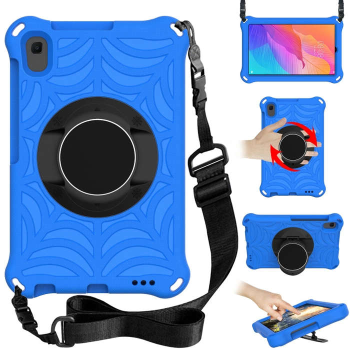 For Huawei MatePad T 8 8.0 inch Spider King EVA Protective Case with Adjustable Shoulder Strap & ...
