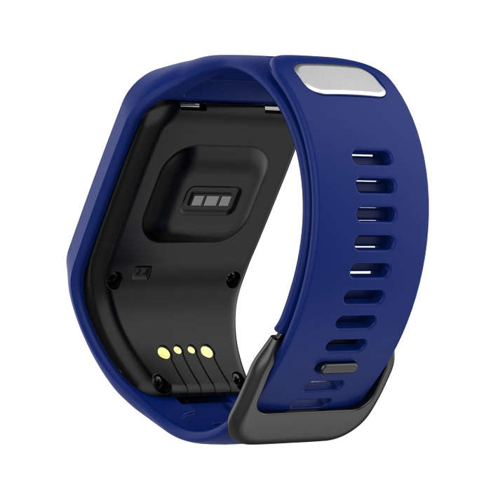 For Tomtom 4 Silicone Watch Band(Dark Blue)