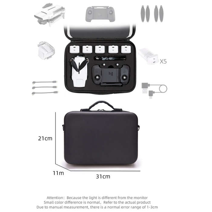 Portable Single Shoulder Storage Travel Carrying Cover Case Box with Baffle Separator for FIMI X8...
