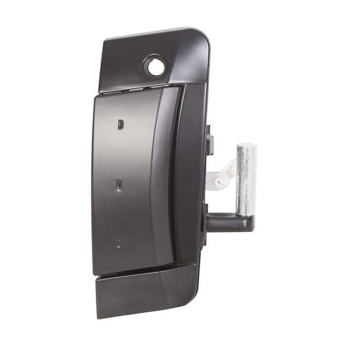 1 Pair Car Front Door Outside Handle 80607-CD41E+80606-CD01E for Nissan 350Z 2003-2009 (Black)